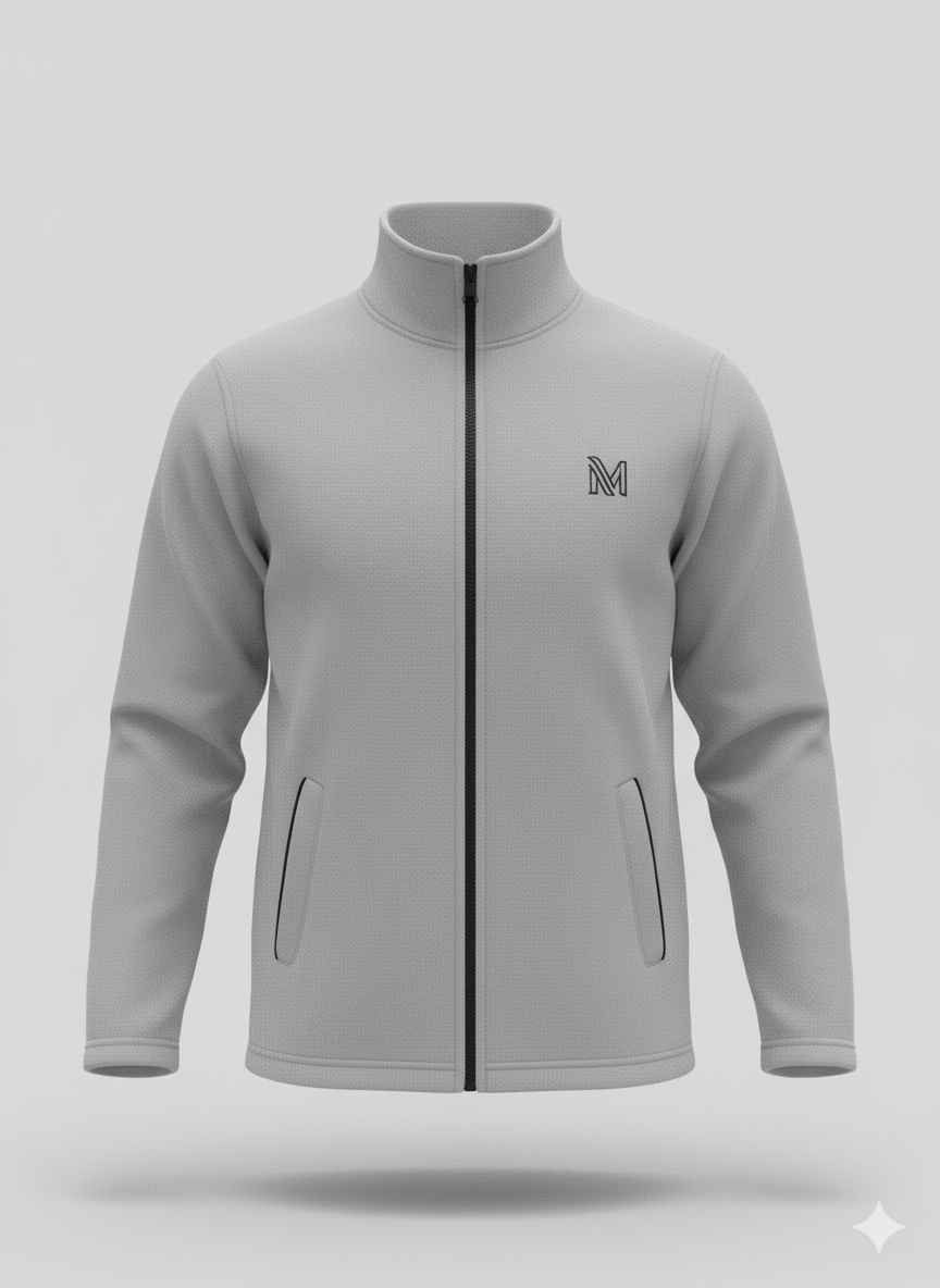 Light Gray Zipper