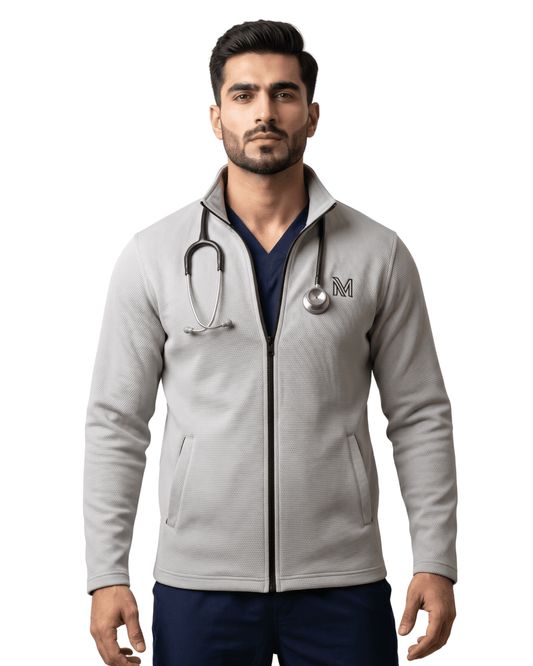 Light Gray Zipper