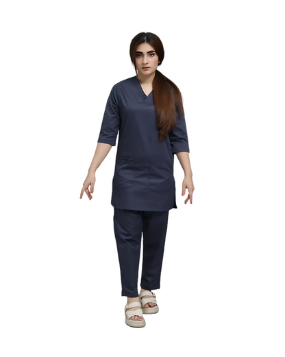 Charcoal Grey Scrubs for Women