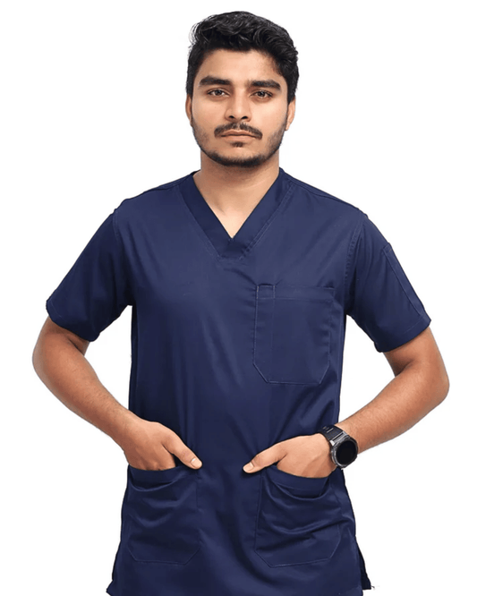 Navy Blue Scrubs for Men