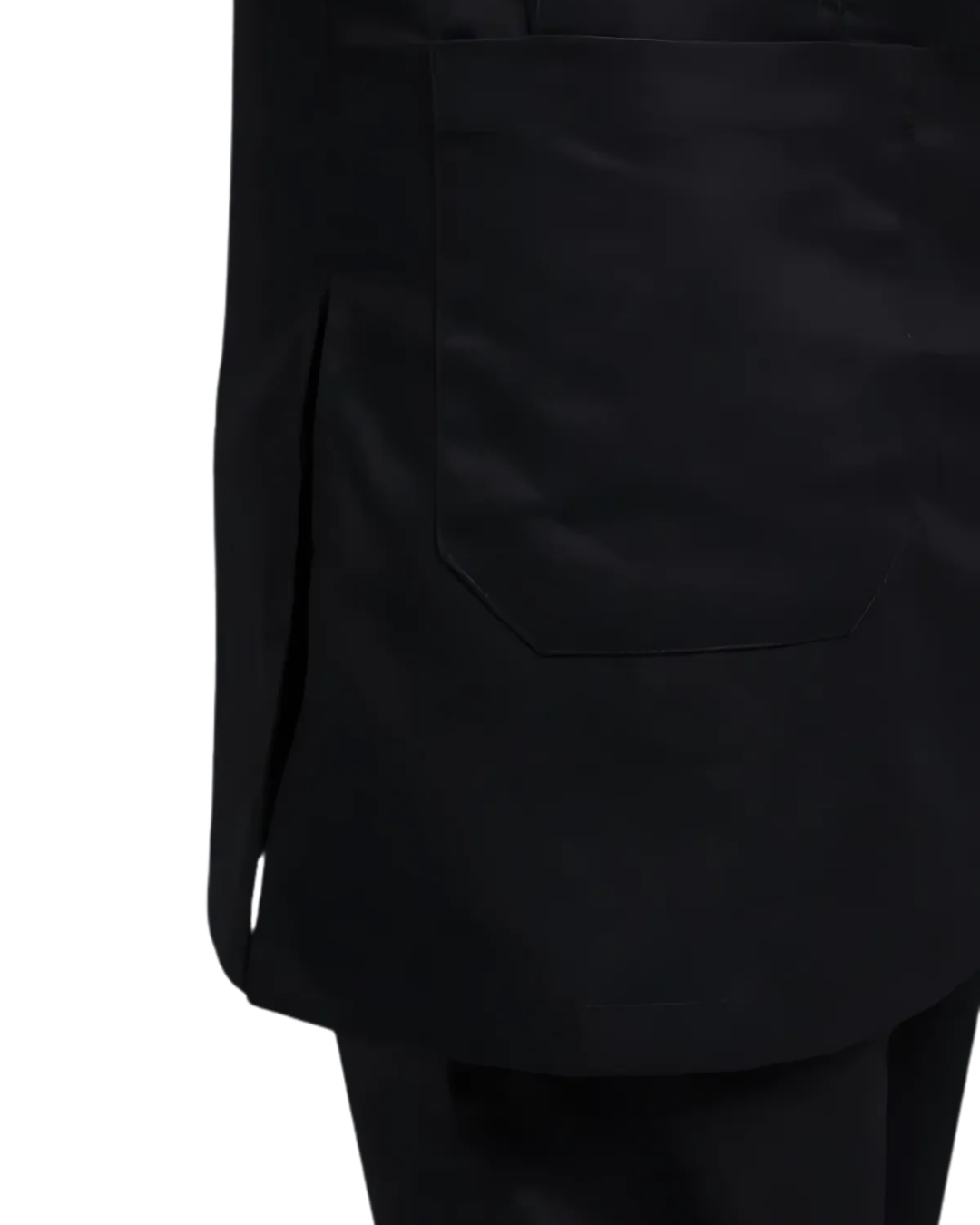 Jet Black - Female Scrubs - V neck