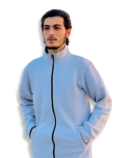 Light Gray Zipper