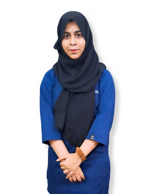 Navy Blue Scrubs for Women - Round Neck
