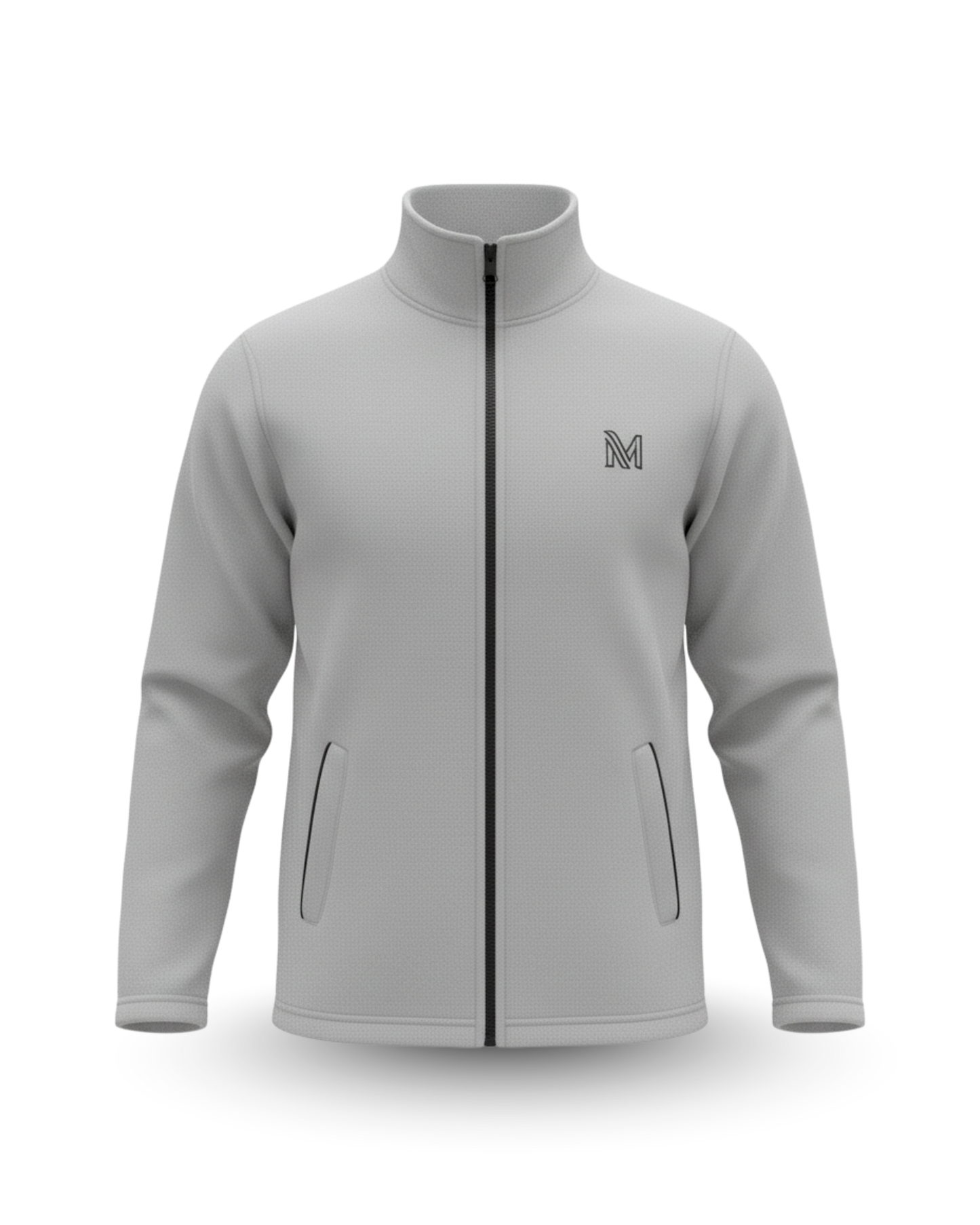 Light Gray Zipper
