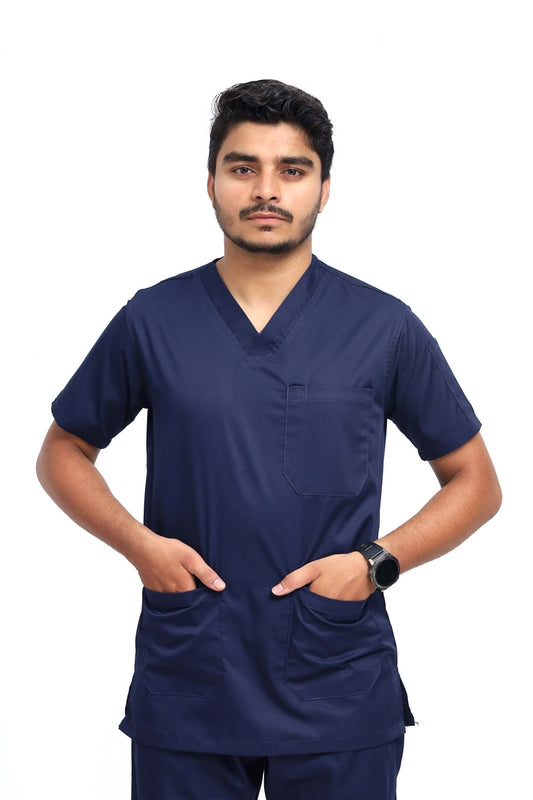 Navy Blue Scrubs for Men
