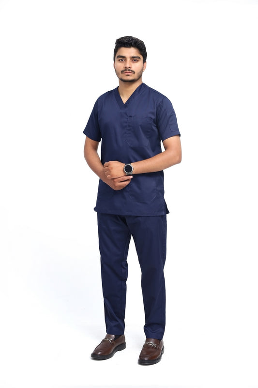 Navy Blue Scrubs for Men
